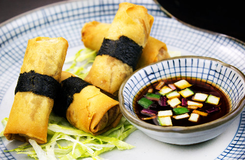 Veggie spring rolls delivered to Fortis Green