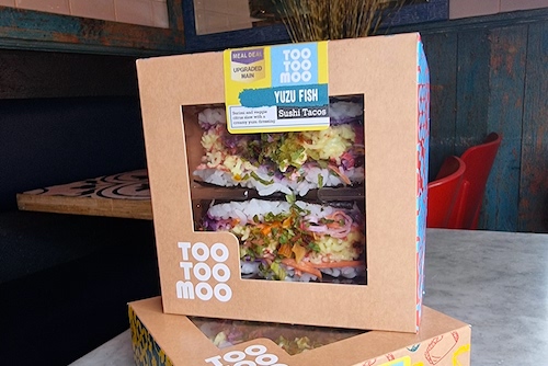 Yuzu Fish Sushi Tacos